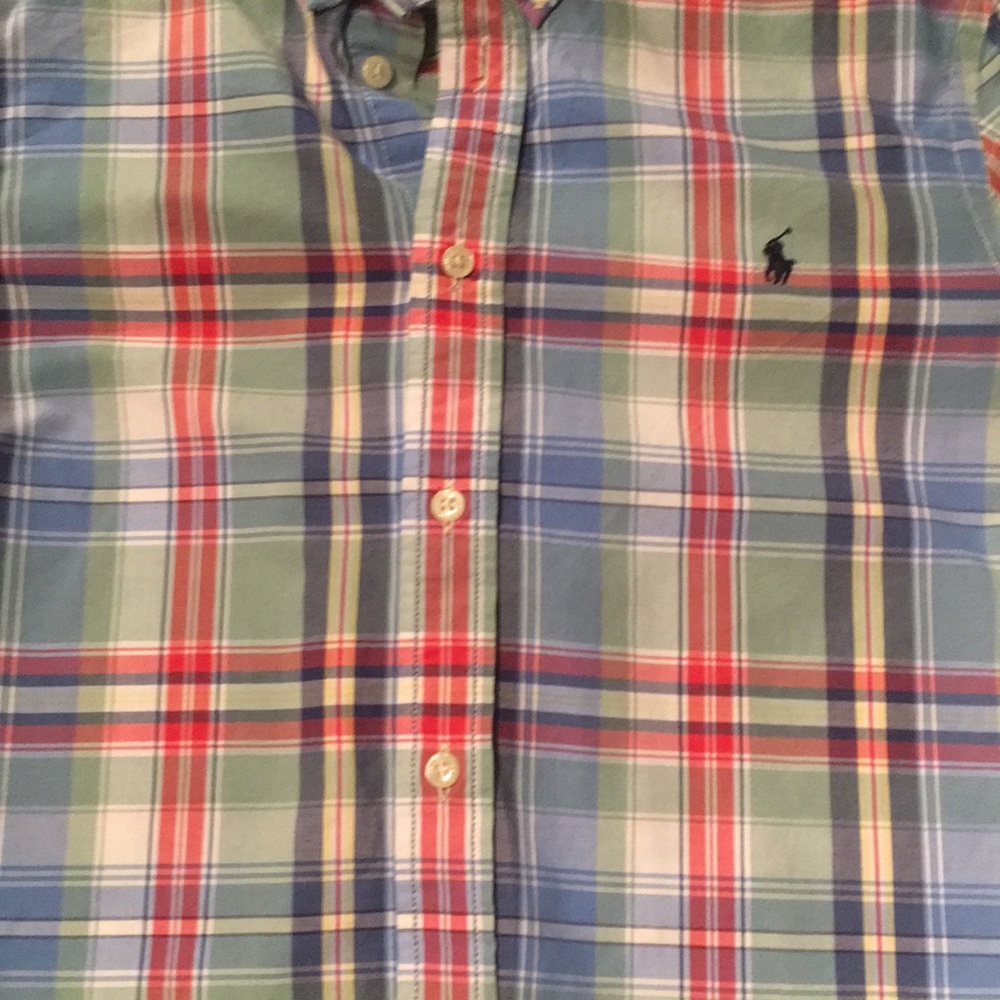 Polo dress shirt boy large 14/16
